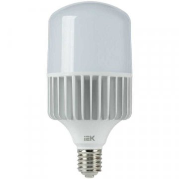 Лампа светодиодная сверхмощная IEK E40 100W 6500K матовая LLE-HP-100-230-65-E40