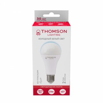 Лампа светодиодная Thomson E27 21W 6500K груша матовая TH-B2350