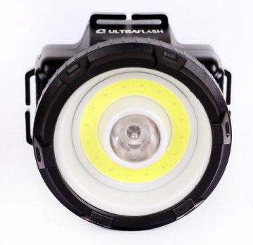 Налобный светодиодный фонарь Ultraflash Headlite аккумуляторный 90х75 160 лм LED5368 14452