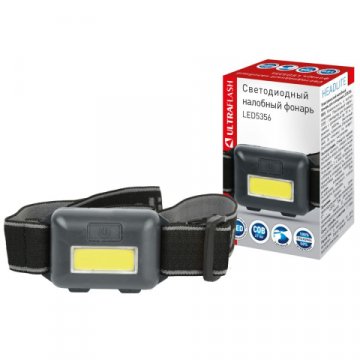 Налобный светодиодный фонарь Ultraflash Headlite от батареек 90х40 49 лм LED5356 14641