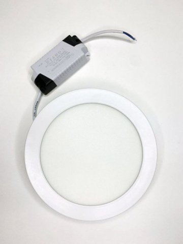 Настенно-потолочный светодиодный светильник Elvan NLS-702R-12W-WH-Wh