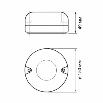 Настенно-потолочный светодиодный светильник Jazzway PBH-PC4-RSM 5009363