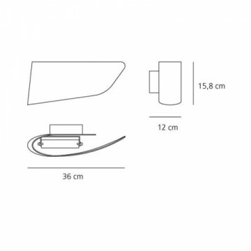 Настенный светильник Artemide Eurialo 1230020A