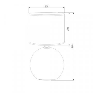 Настольная лампа TK Lighting 5087 Palla