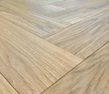 Английская елка Kahrs Herringbone Дуб AB Dim White Calm