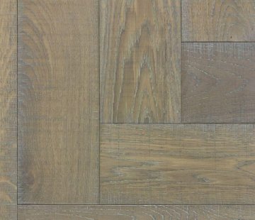 Английская елка Kahrs Herringbone Дуб CC Vintage White Lively