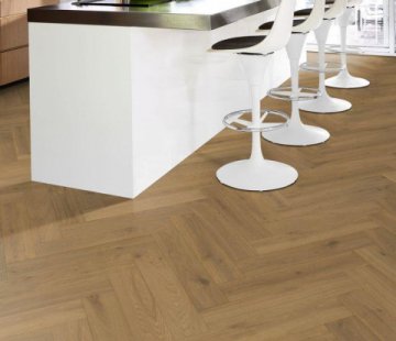 Английская елка Kahrs Herringbone Дуб CD Grey Lively