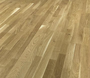 Паркетная доска DuoWood Дуб Living High Gloss 3S