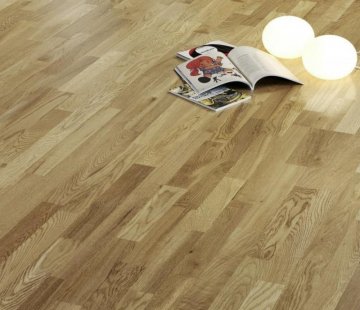 Паркетная доска DuoWood Дуб Living High Gloss 3S