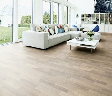 Паркетная доска Polarwood Space Дуб Neptune White Oiled 3S