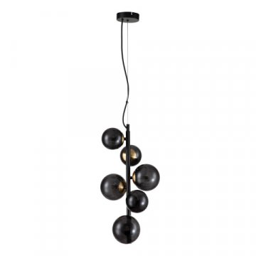Подвесная люстра Indigo Molecola 11018/6P Black V000197