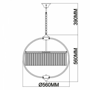 Подвесная люстра MW-Light Гослар 498015805