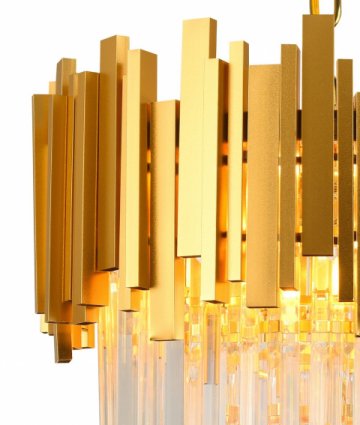 Подвесная люстра Natali Kovaltseva Vertigo 81440/6C Gold