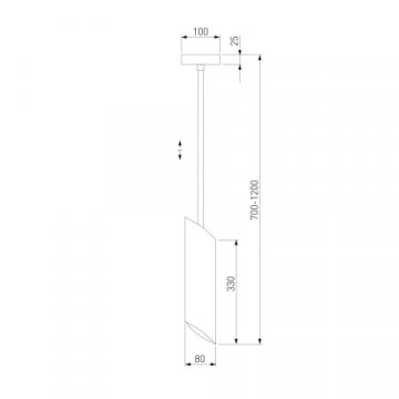 Подвесной светильник Eurosvet Dome Elegante 50245/1 черный