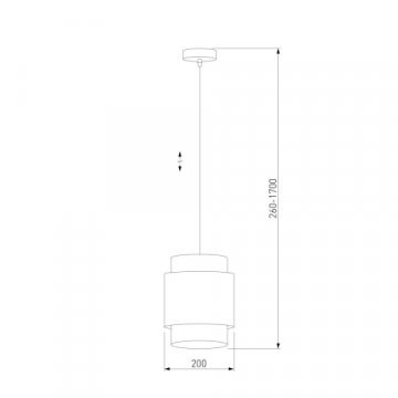 Подвесной светильник TK Lighting 6528 Boho White