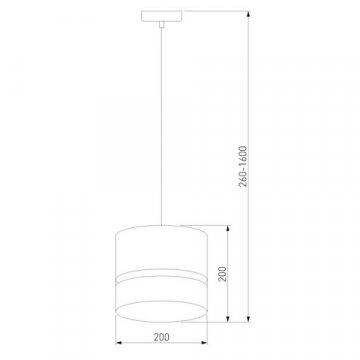 Подвесной светильник TK Lighting 6693 Paglia