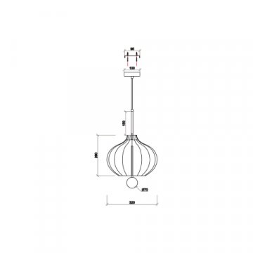 Подвесной светильник Vele Luce Bianco VL5714P41