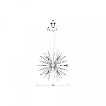 Подвесной светильник Vele Luce Brina VL5673P14
