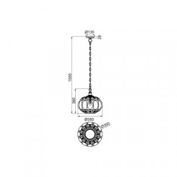 Подвесной светильник Vele Luce Helen VL4266P21