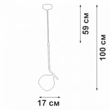Подвесной светильник Vitaluce V43950-13/1S