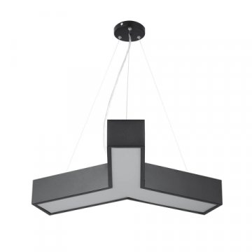 Подвесной светодиодный cветильник Geometria ЭРА Igrek SPO-141-B-40K-028 28Вт 4000К черный Б0050567