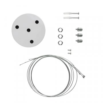 Подвесной светодиодный cветильник Geometria ЭРА Ring SPO-132-W-40K-088 88Вт 4000К белый Б0050560