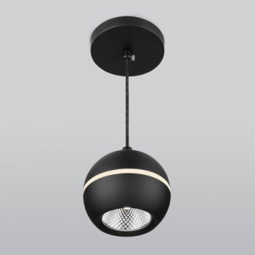 Подвесной светодиодный светильник Elektrostandard DLS023 9W 4200K черный a047775
