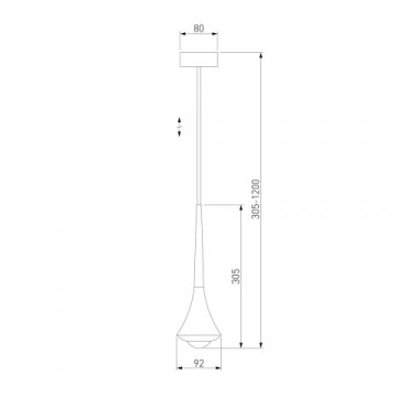 Подвесной светодиодный светильник Elektrostandard Hill 50211 Led хром a060354