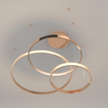 Подвесной светодиодный светильник Eurosvet Smart Posh 90275/3 медный