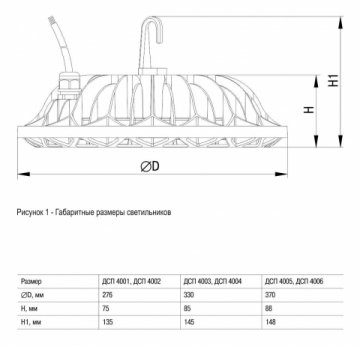 Подвесной светодиодный светильник IEK ДСП LDSP0-4001-100-40-K23