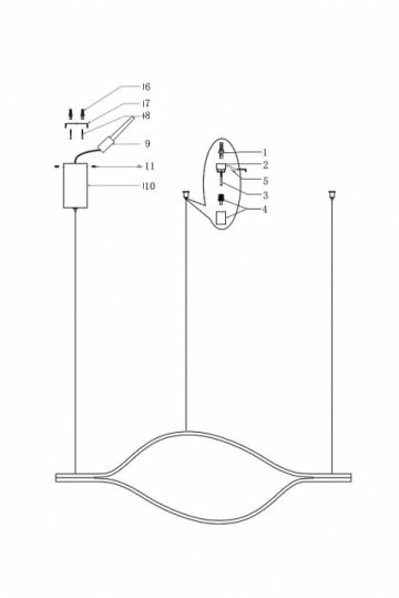 Подвесной светодиодный светильник Imperium Loft Tape Light 149481-49