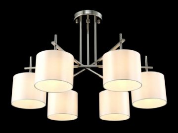 Потолочная люстра Crystal Lux Sergio PL6 Nickel
