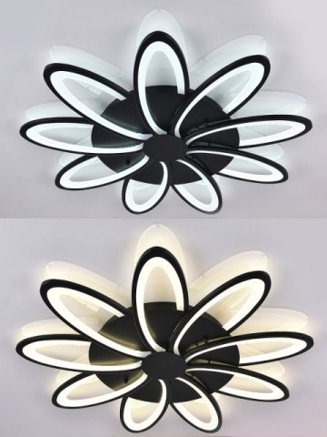 Потолочная светодиодная люстра Natali Kovaltseva High-Tech Led Lamps 82009 Black