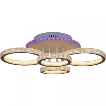 Потолочная светодиодная люстра Reluce 05867-0.3-04B WH (RGB)
