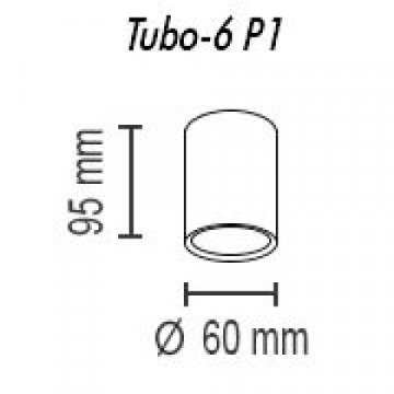 Потолочный светильник TopDecor Tubo6 P1 28