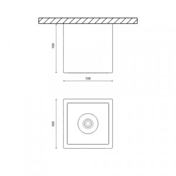 Потолочный светодиодный светильник DesignLed DL-SPL SPL-CB-18-WH-WW 002328