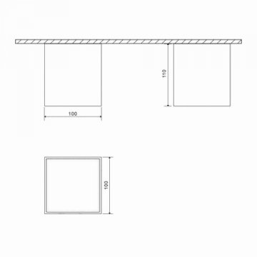 Потолочный светодиодный светильник DesignLed GW-8601-10-WH-WW 004898