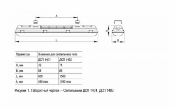 Потолочный светодиодный светильник IEK ДСП LDSP2-1401-40-K23