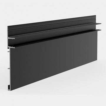 Плинтус скрытого монтажа Pro Design Combo 603 Черный Анодированный