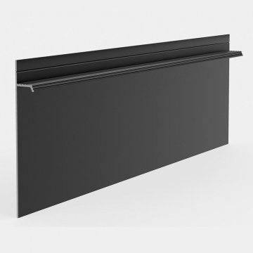 Плинтус скрытого монтажа Pro Design 323 Чёрный Муар RAL 9005