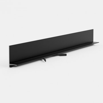 Микроплинтус Mini L 601B Черный муар Pro Design 35 мм х 15.5 мм х 2700 мм