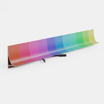 Микроплинтус Design Corner L 584 покраска по RAL Pro Design 35 мм х 15.5 мм х 2700 мм