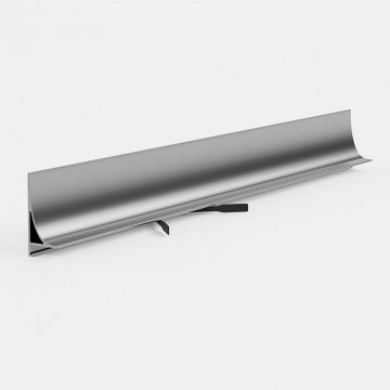 Микроплинтус Design Corner L 584 анадированный Pro Design 35 мм х 15.5 мм х 2700 мм