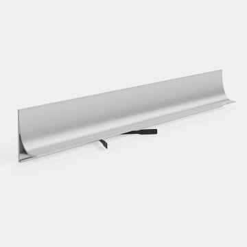 Микроплинтус Design Corner L 584 Белый муар Pro Design 35 мм х 15.5 мм х 2700 мм