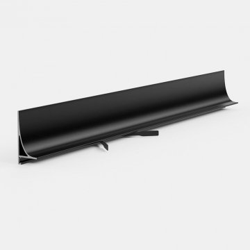 Микроплинтус Design Corner L 584 Черный Pro Design 35 мм х 15.5 мм х 2700 мм