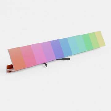 Микроплинтус Corner 570 покраска по RAL Pro Design 30 мм х 15.5 мм х 2700 мм