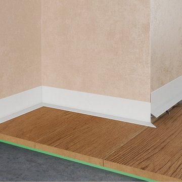 Микроплинтус Mini L 601W Белый Pro Design 35 мм х 15.5 мм х 2700 мм