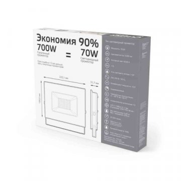 Прожектор светодиодный Gauss 70W 688100370