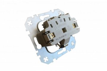 Розетка 2P Liregus Retro со шторками кремовый омбре 29-125