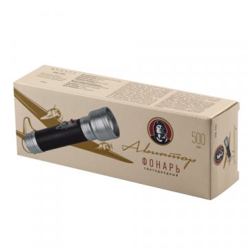 Ручной светодиодный фонарь ЭРА Авиатор от батареек 500 лм MB-904 Б0046379